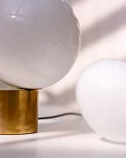 Michael Anastassiades Tip of the Tongue table lamp, polished brass