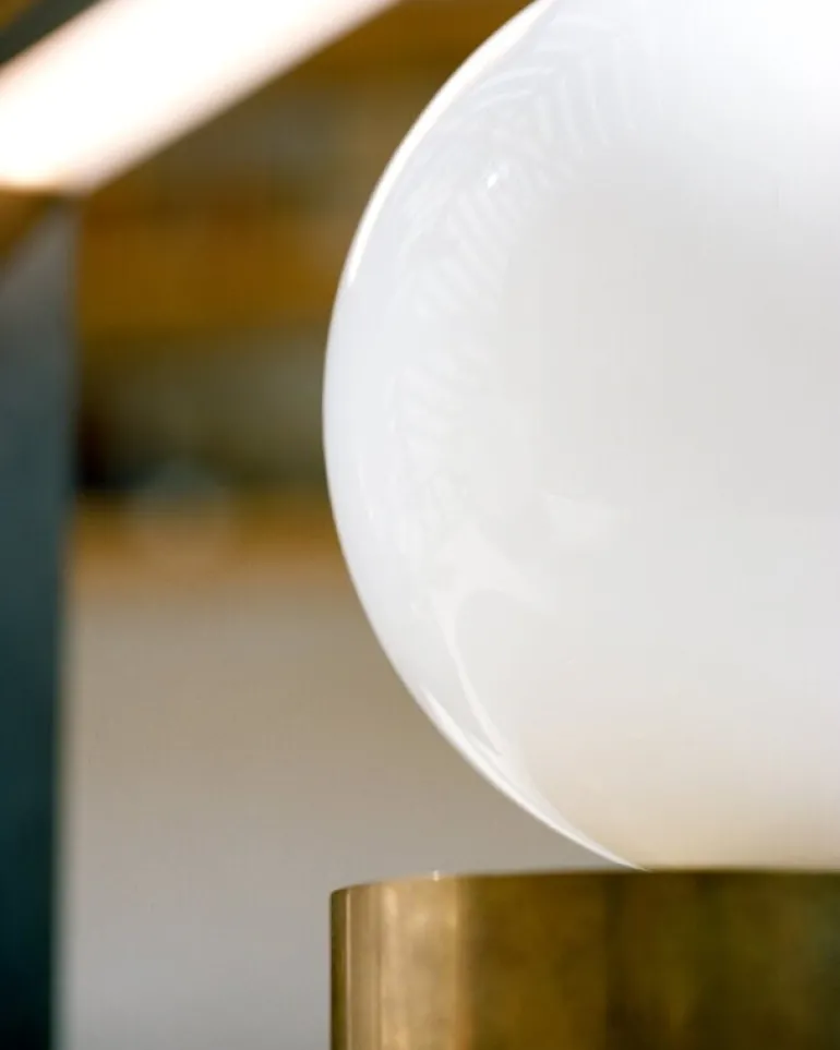 Michael Anastassiades Tip of the Tongue table lamp, polished brass