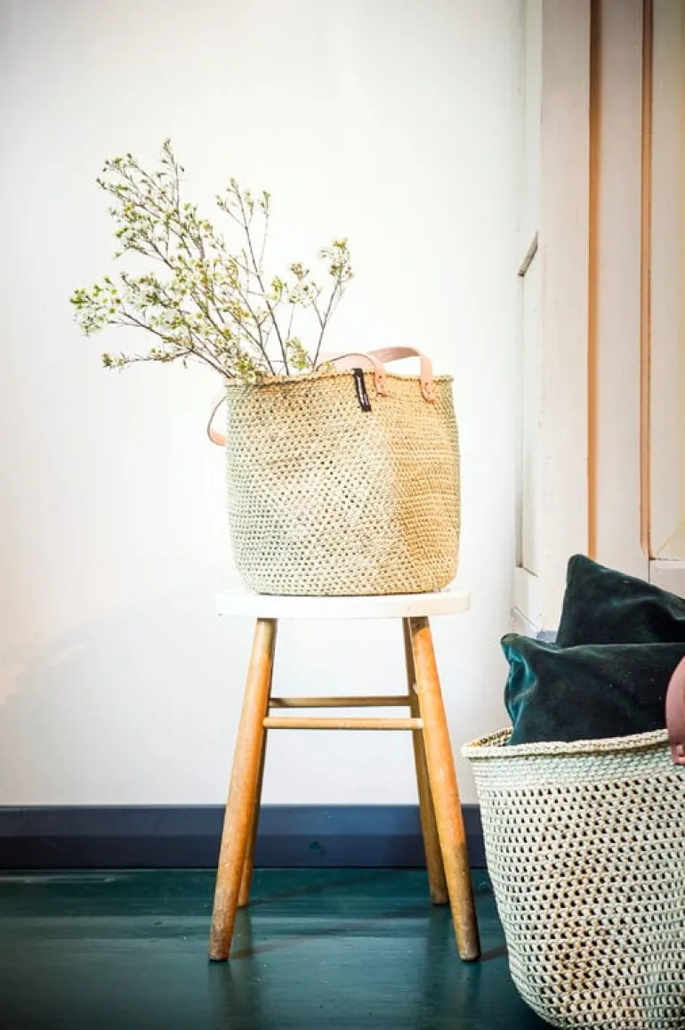 Mifuko Iringa market basket, XXL, natural