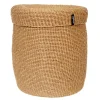 Mifuko Kiondo basket with lid, L, brown