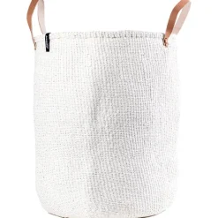 Mifuko Kiondo market basket, XL, white