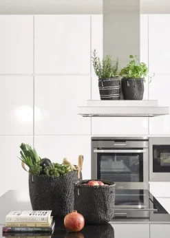 Mifuko Kiondo market basket, M, black