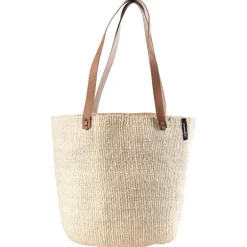 Mifuko Kiondo shopper basket, M, off-white