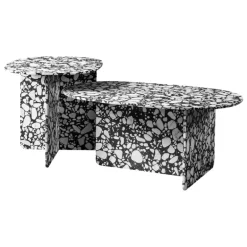 Miniforms Chap coffee table, Palladio Moro marble