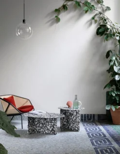 Miniforms Chap side table, Palladio Moro marble