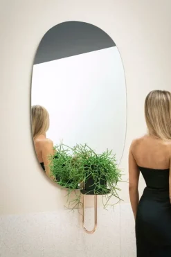 Miniforms Cigales mirror, black - copper