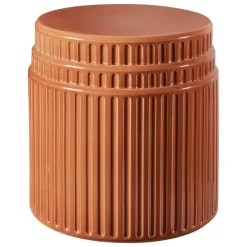 Miniforms Kolos side table, terracotta glazed
