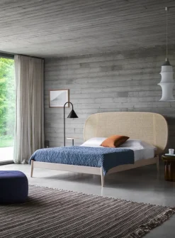 Miniforms Shiko Wien bed, ash - Vienna straw