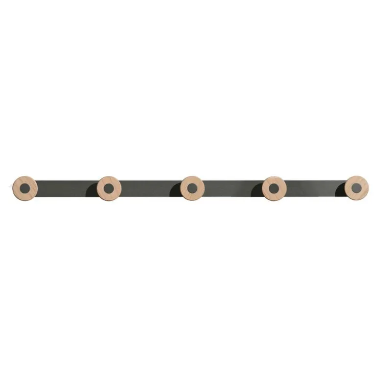 Mizetto Bloom Wall coat rack, anthracite