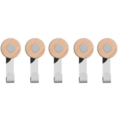 Mizetto Bloom Wall single hook, 5 pcs, signal white
