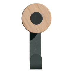 Mizetto Bloom Wall single hook, 5 pcs, anthracite