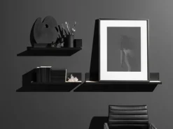 Mizetto Edit 6 shelf, black