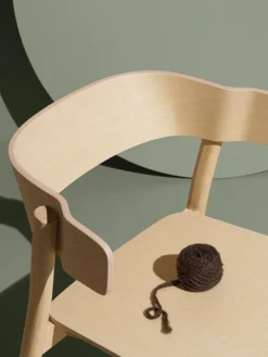 Mizetto Enfold armchair, ash