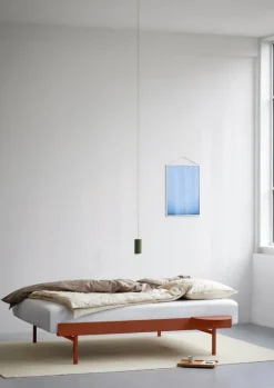 Moebe Bed, 90-180 cm, terracotta