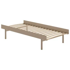 Moebe Bed, high, 90-180 cm, sand