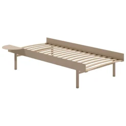Moebe Bed, high, 90-180 cm, sand