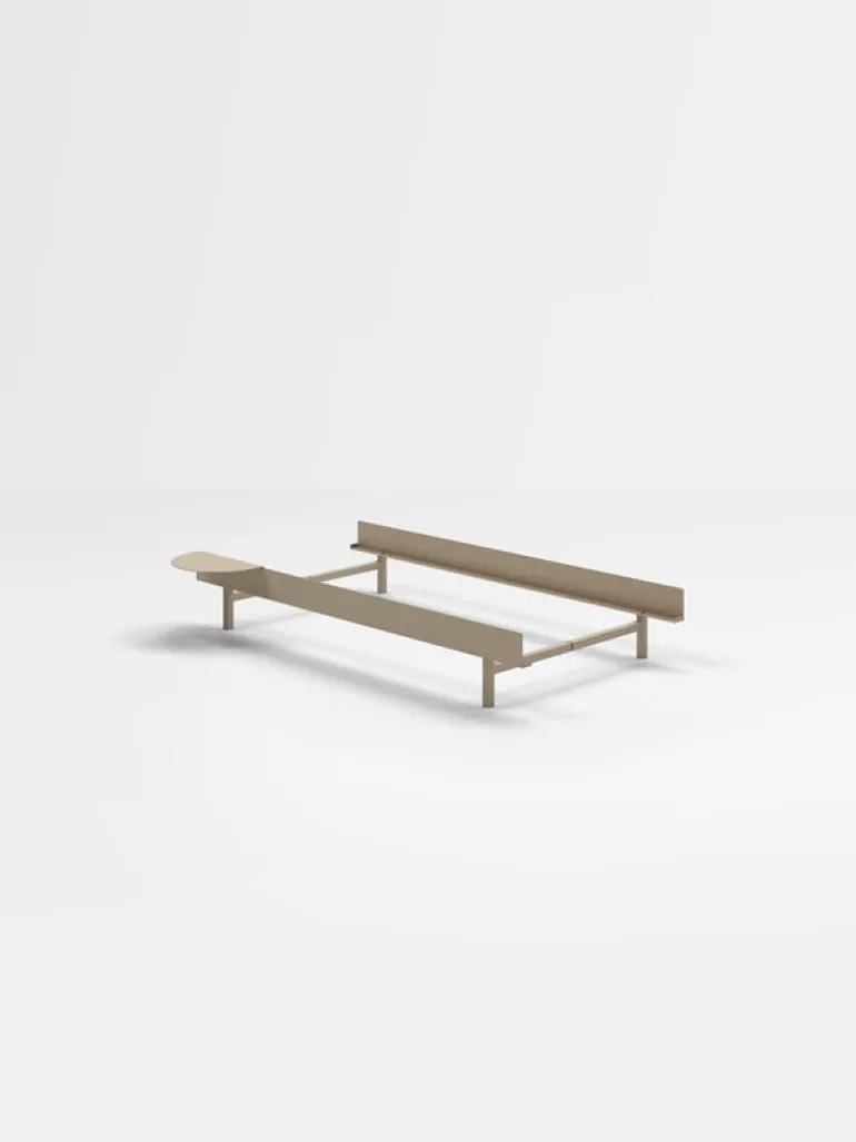 Moebe Bed side table, sand