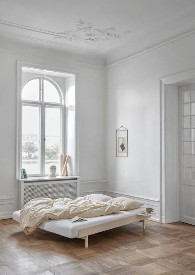 Moebe Bed side table, sand