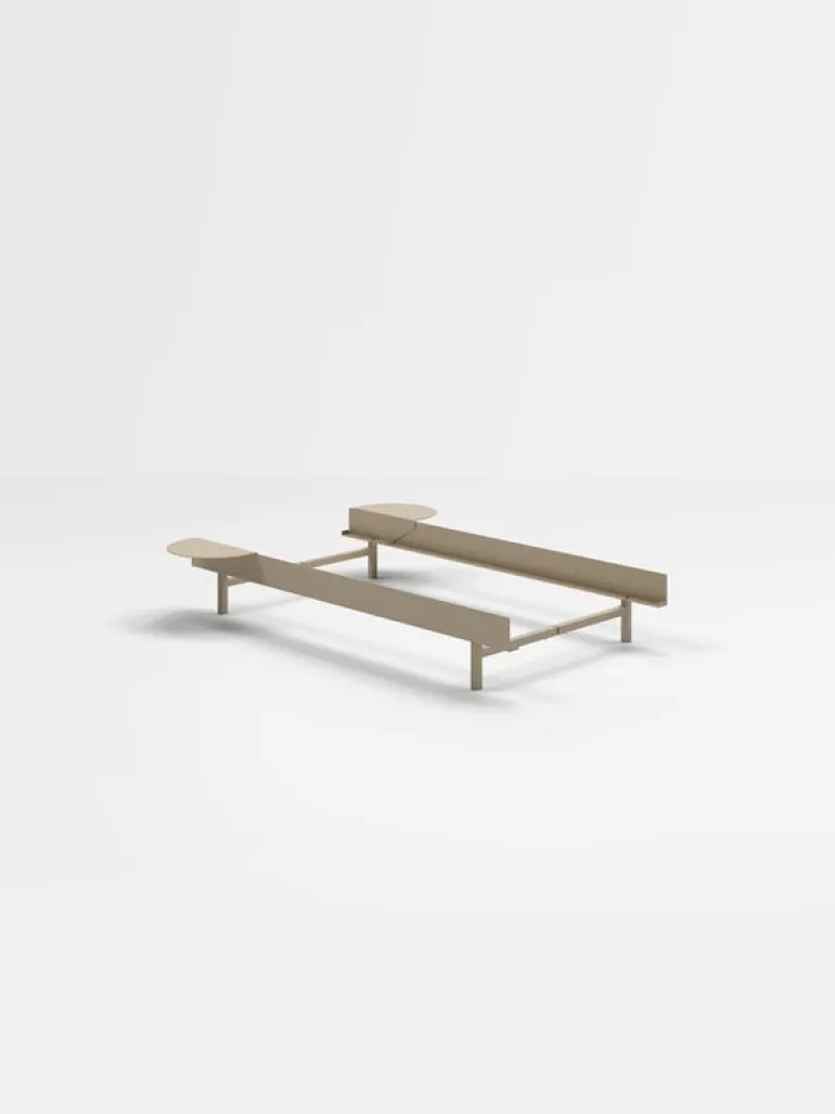 Moebe Bed side table, sand