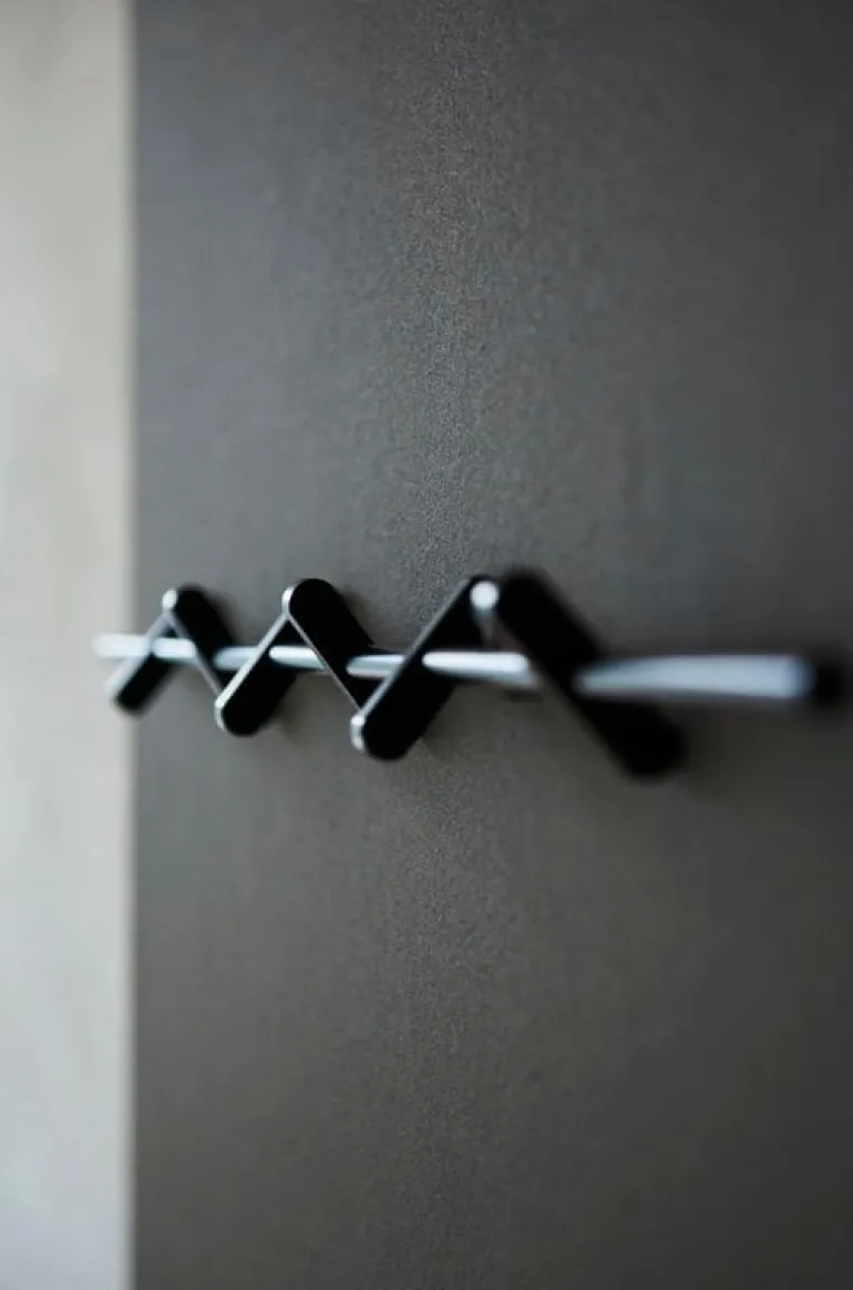 Moebe Coat rack 70 cm, black