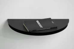 Moebe Half Moon shelf, large, black