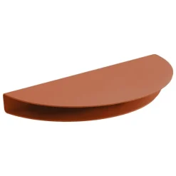 Moebe Half Moon shelf, large, terracotta