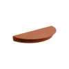 Moebe Half Moon shelf, small, terracotta