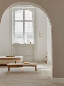 Moebe Rectangular coffee table, 115 cm, oak