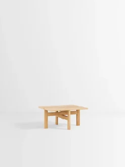 Moebe Rectangular coffee table, 60 cm, oak