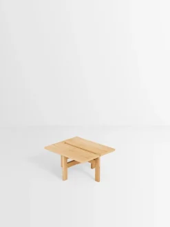 Moebe Rectangular coffee table, 60 cm, oak