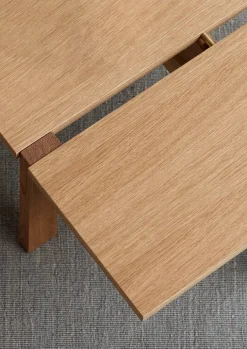 Moebe Rectangular coffee table, 60 cm, oak