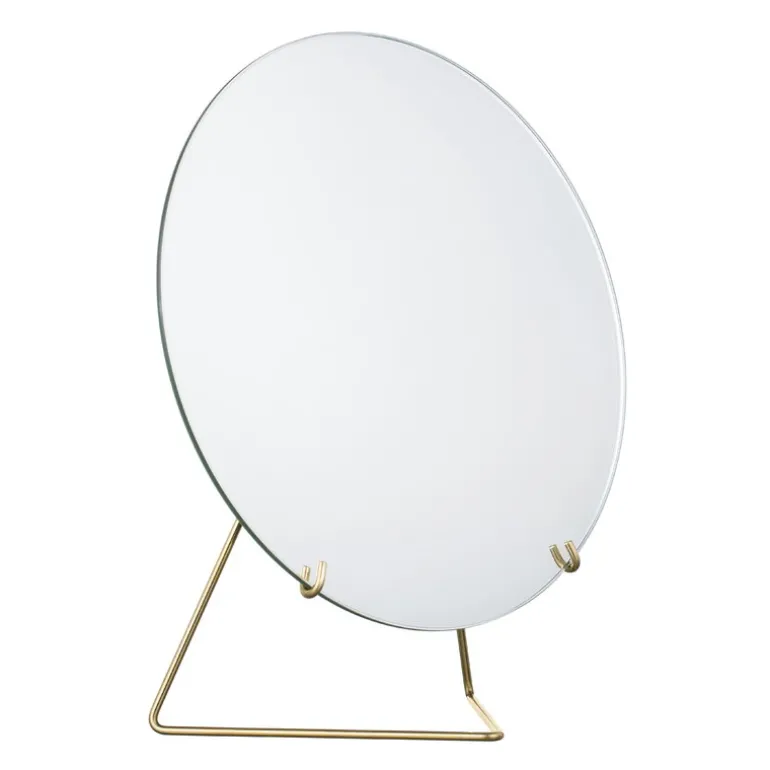 Moebe Standing mirror 20 cm, brass