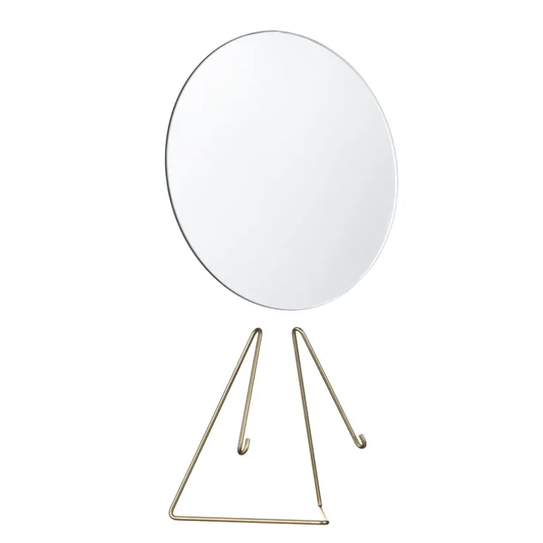 Moebe Standing mirror 20 cm, brass