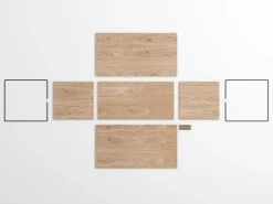 Moebe Storage Box, oak - black