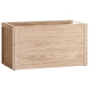 Moebe Storage Box, oak - white