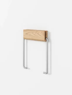 Moebe Toilet roll holder, oak - steel