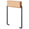 Moebe Toilet roll holder, oak - black