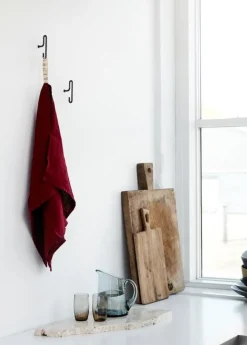 Moebe Wall hook 2 pcs, small, black