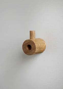 Moebe Wooden wall hook, oak
