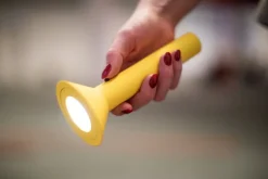 Mono Light Dawn Patrol flashlight, zink yellow