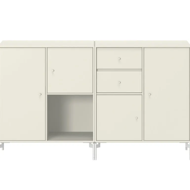 Montana Furniture Couple sideboard, Snow legs - 150 Vanilla