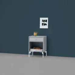 Montana Furniture Dream nightstand, Snow legs - 09 Nordic
