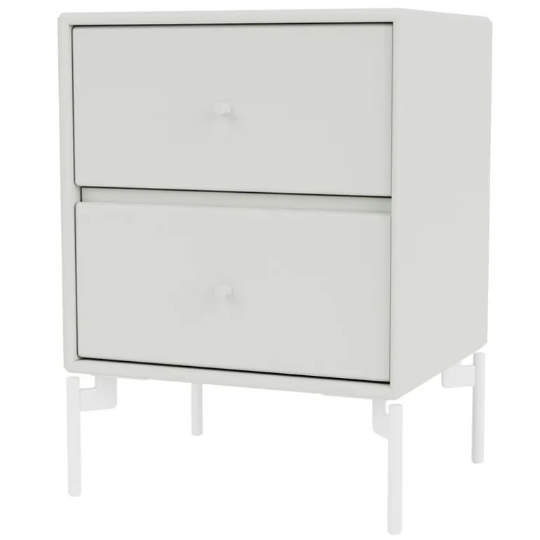 Montana Furniture Drift nightstand, Snow legs - 09 Nordic