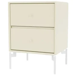 Montana Furniture Drift nightstand, Snow legs - 150 Vanilla