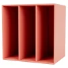 Montana Furniture Montana Mini module with vertical divisions, 151 Rhubarb