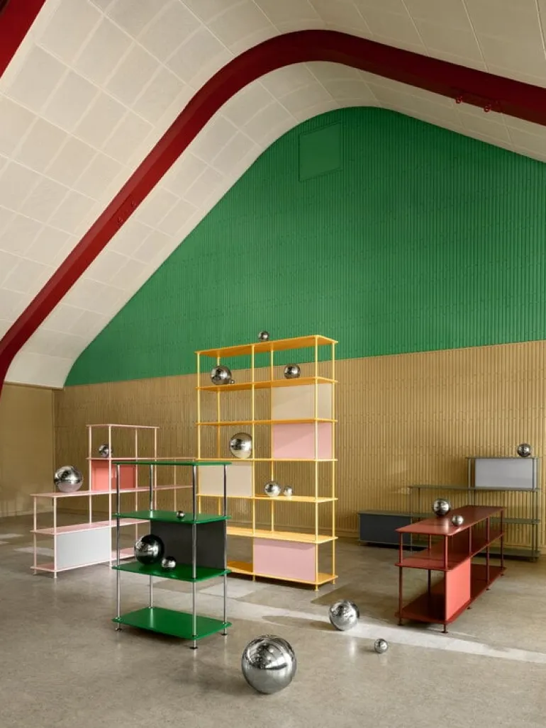 Montana Furniture Montana Free 300000 shelf, 232 parsley - chrome