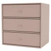 Montana Furniture Montana Mini module with 3 drawers, 137 Mushroom