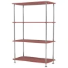 Montana Furniture Montana Free 300000 shelf, 231 masala - chrome