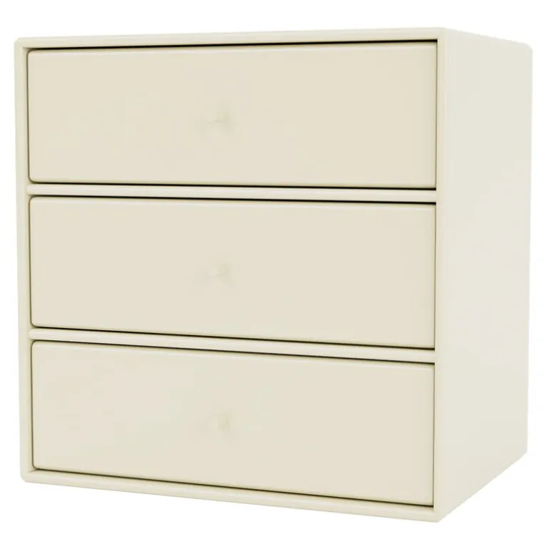 Montana Furniture Montana Mini module with 3 drawers, 150 Vanilla