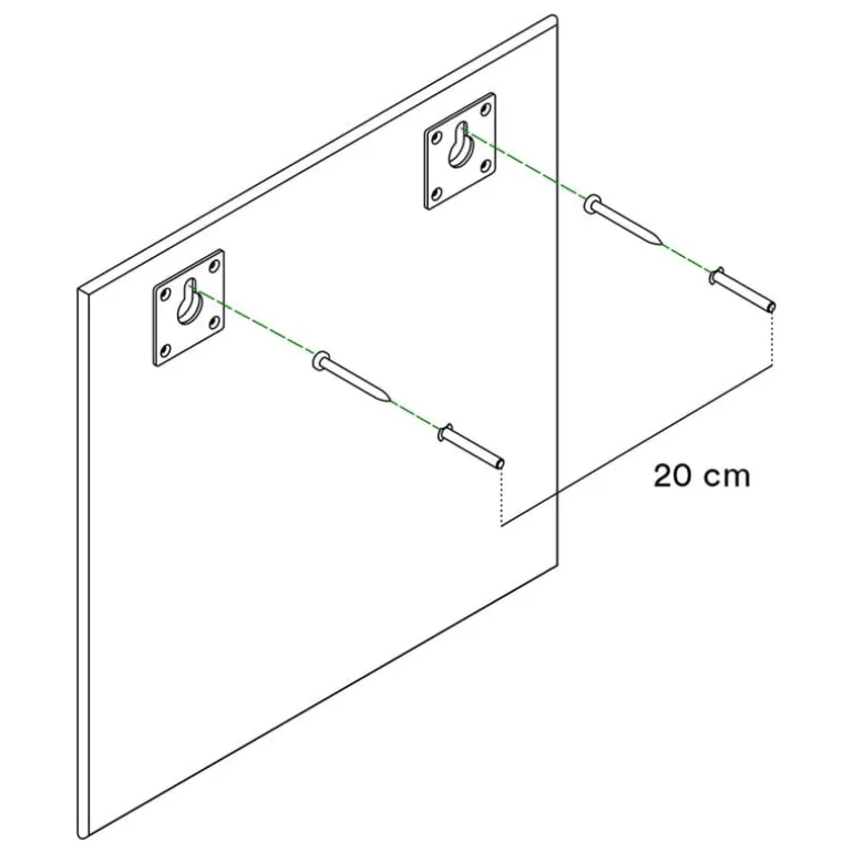 Montana Furniture Montana Mini mirror, square, 161 Mist